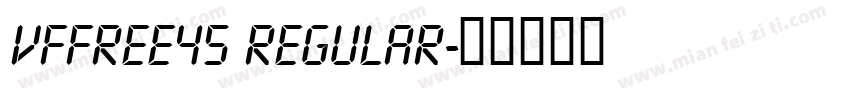 VfFree45 Regular字体转换